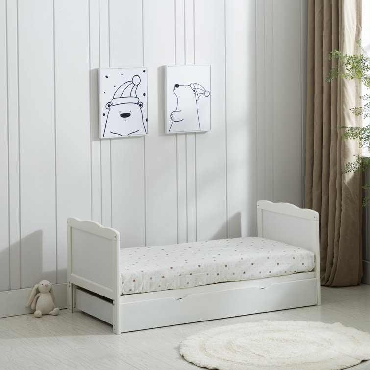 Harriet Bee Draper Cot Bed with Mattress & Reviews Wayfair.co.uk